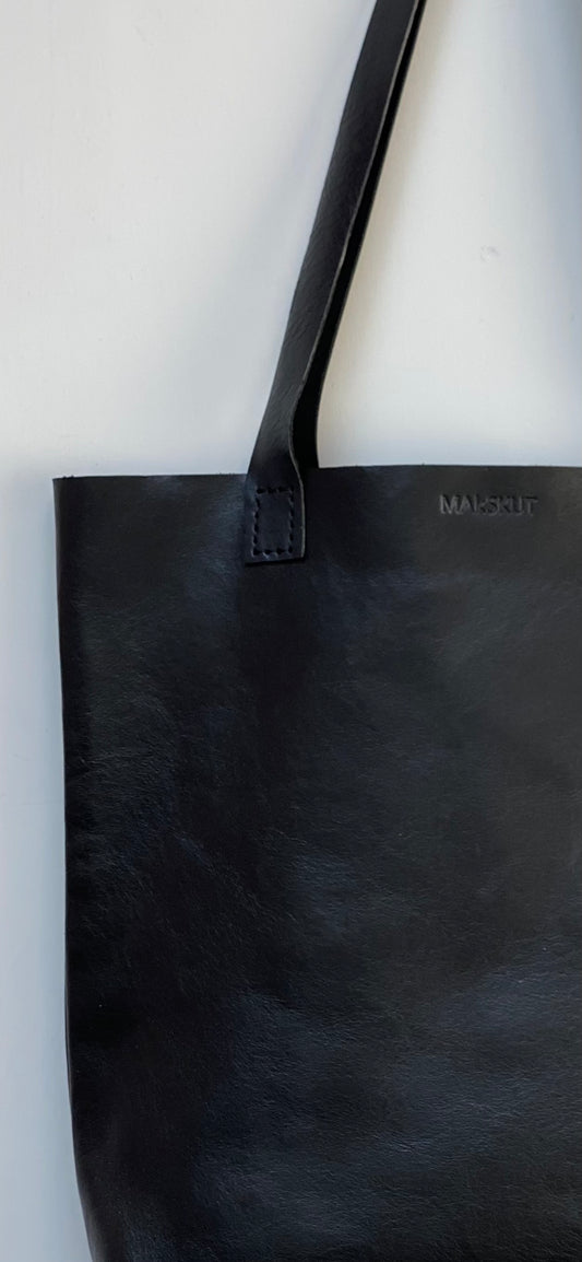 Bolsa piel negra premium