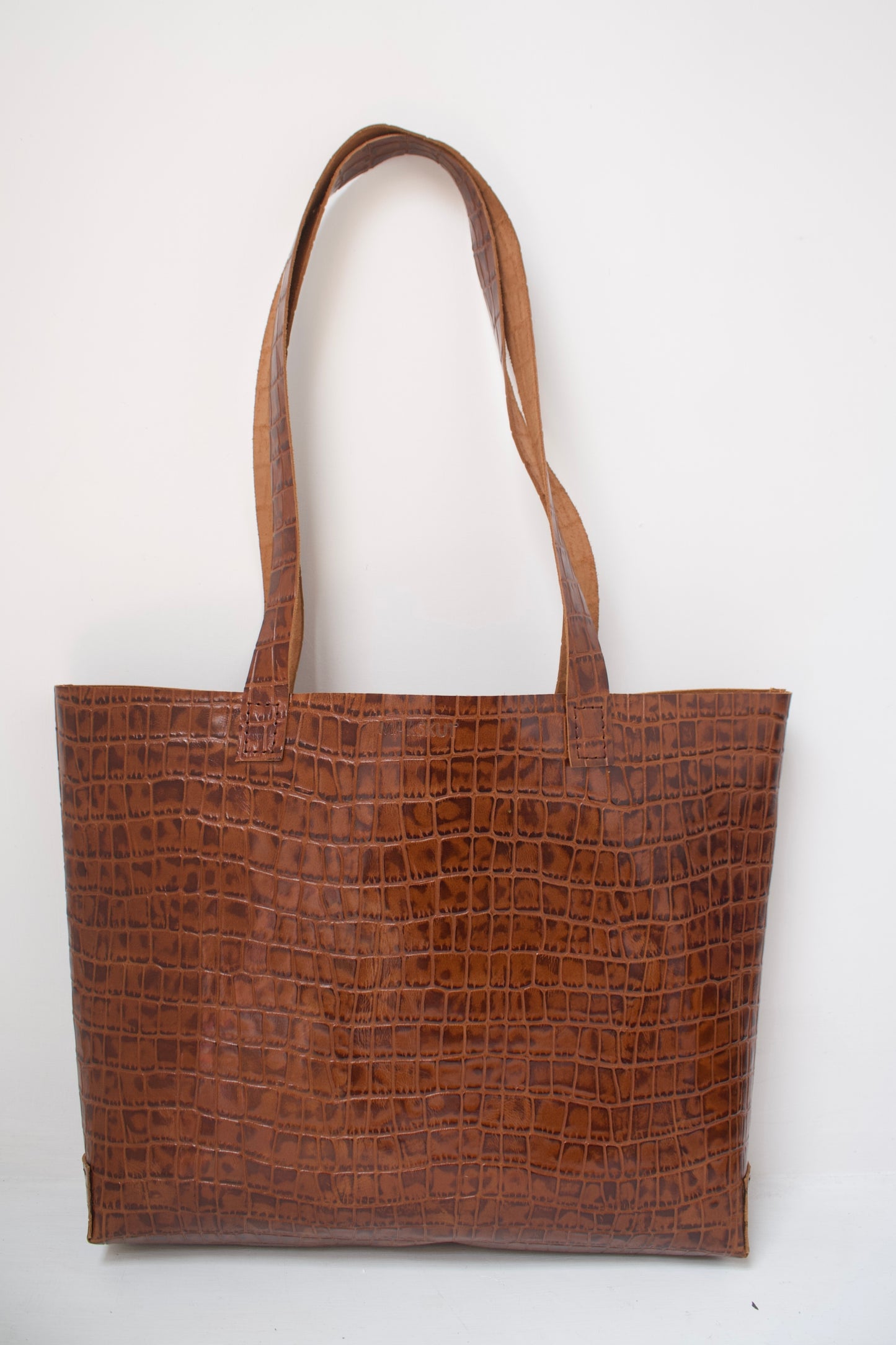 Bolsa de piel cocodrilo